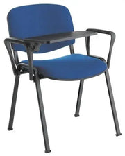 Chaise Iso tissu avec tablette écritoire et accoudoirs france collectivités