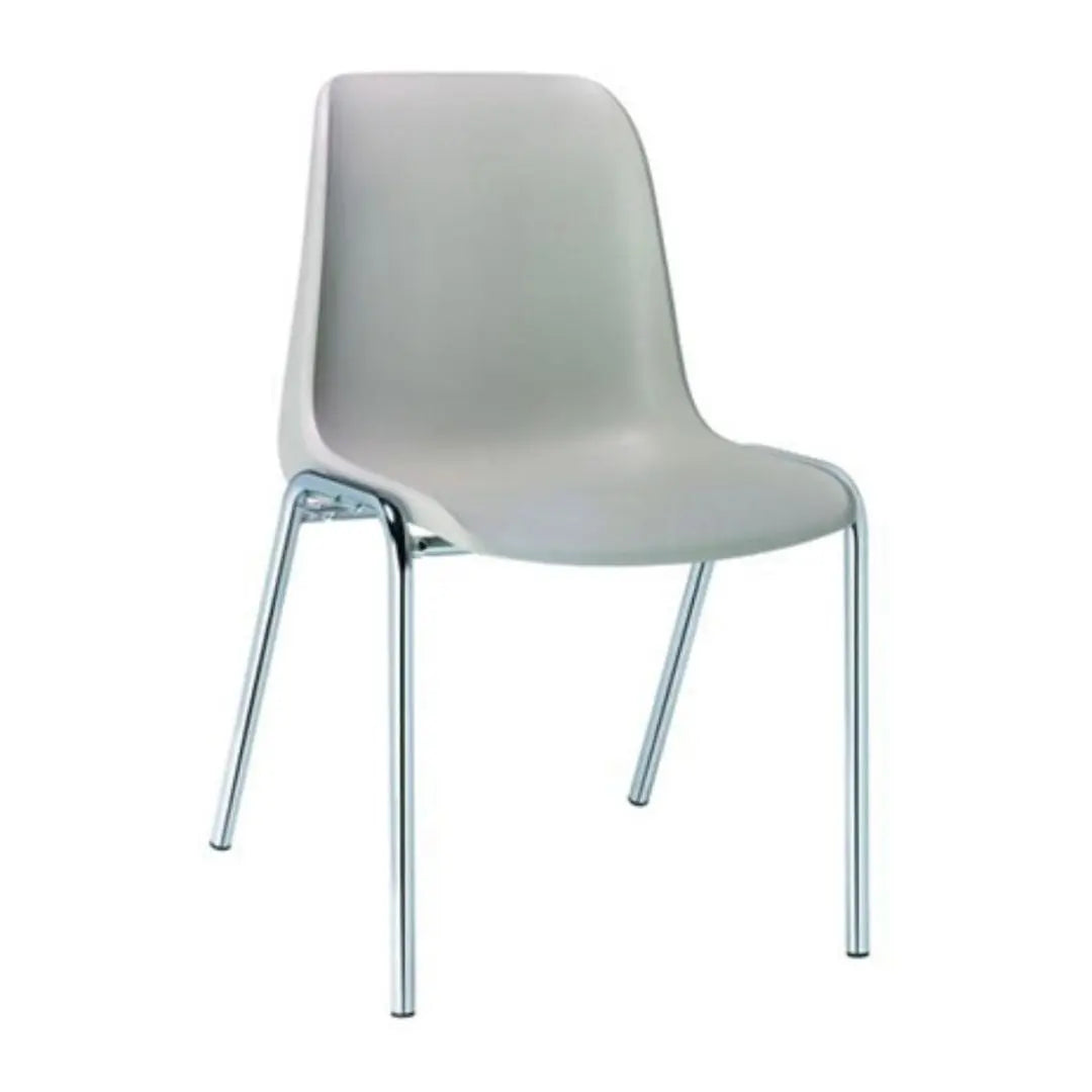 chaise coque plastique empilable de collectivites