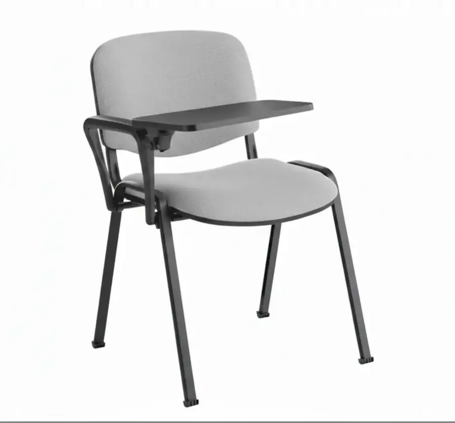 Chaise Iso tissu avec tablette écritoire et accoudoirs france collectivités