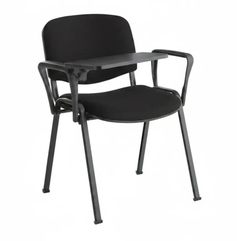 Chaise Iso tissu avec tablette écritoire et accoudoirs france collectivités