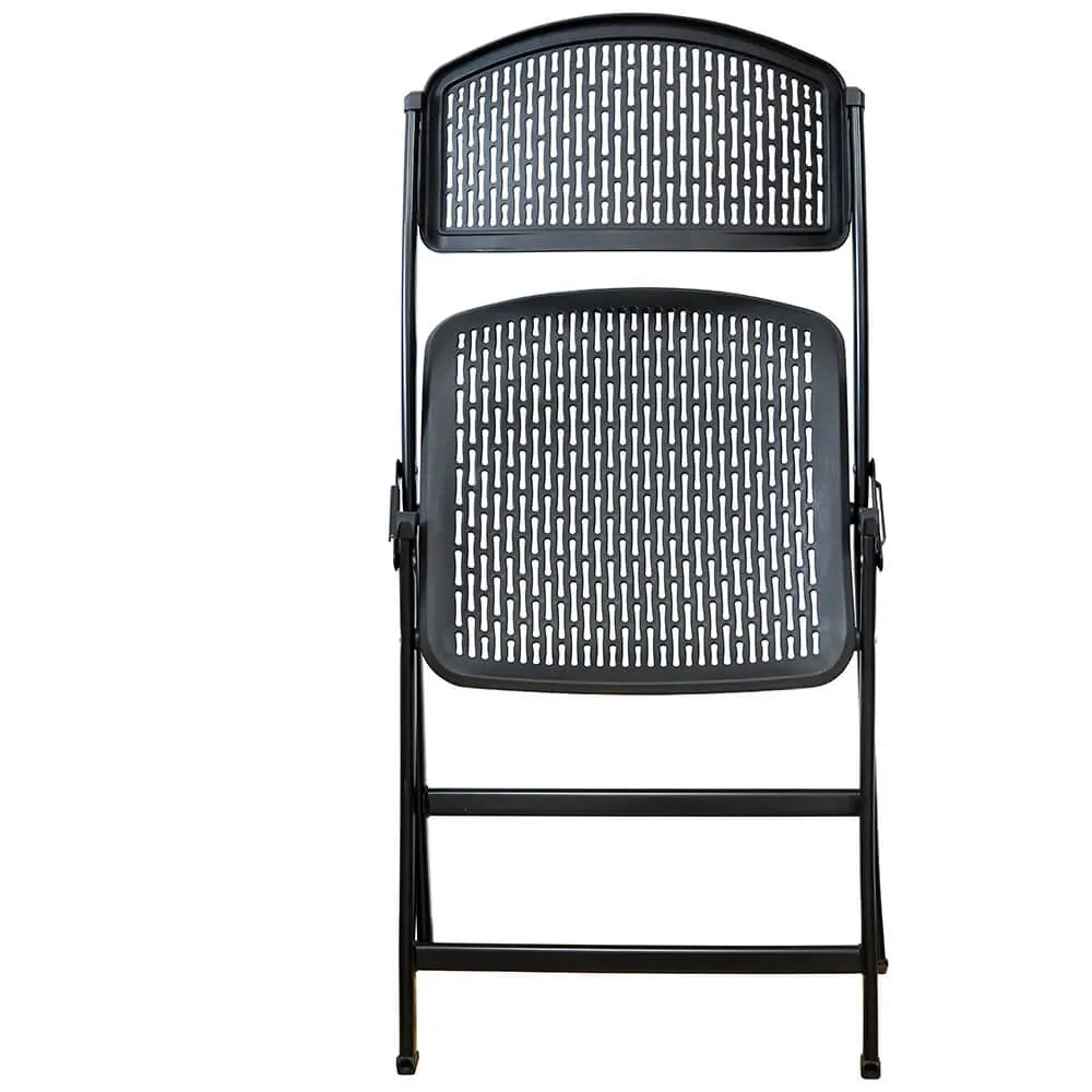 Chaise pliante Net noire M2 - France Collectivités