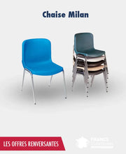 Promo chaises Milan M2 france collectivités