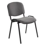 Chaise d'accueil visiteur en tissu Caray