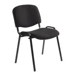 Chaise d'accueil visiteur en tissu Caray