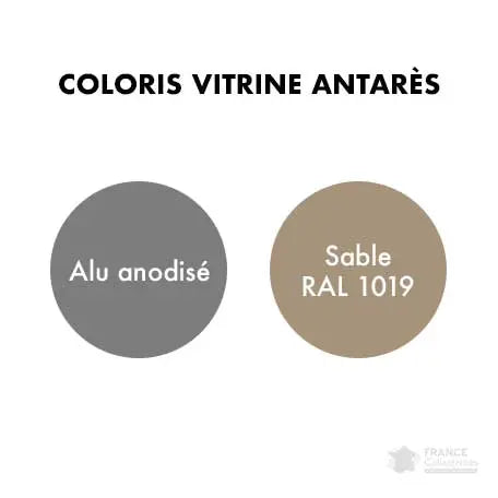 Vitrine antarès éclairée france collectivités