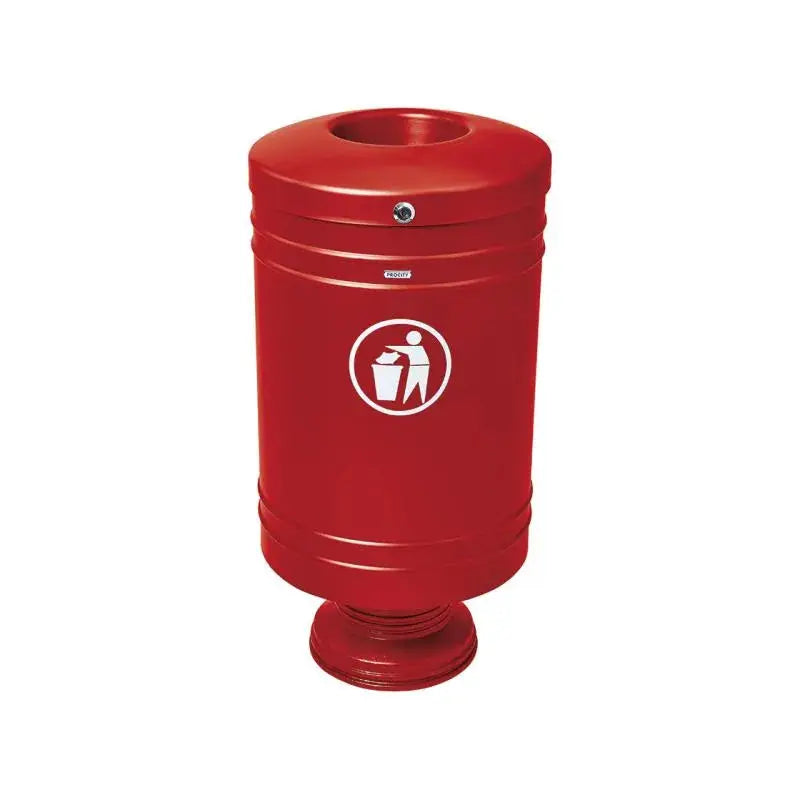 Corbeille Gascogne socle en fonte 60 litres france collectivités