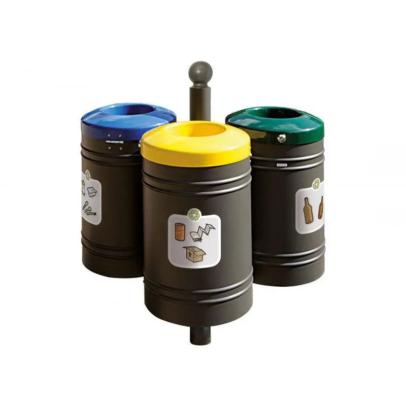 Corbeille Guyenne pour tri sélectif 40 L