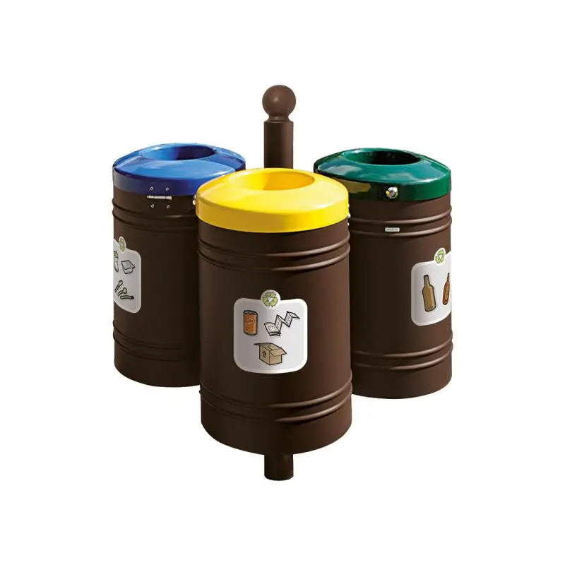 Corbeille Guyenne pour tri sélectif 40 L