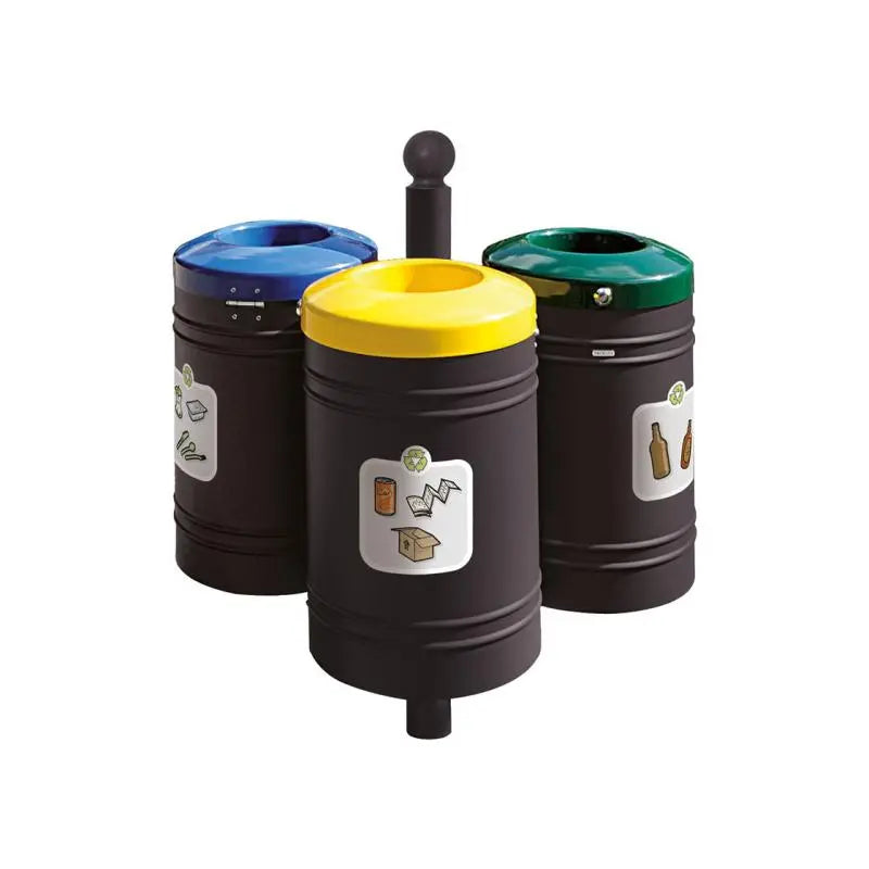 Corbeille Guyenne pour tri sélectif 40 L