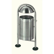Corbeille inox basculante Lem 30 Litres france collectivités