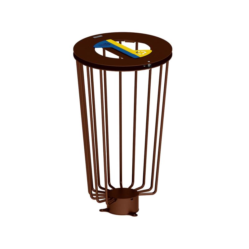 Corbeille Lofoten Vigipirate tri sélectif 2 flux
