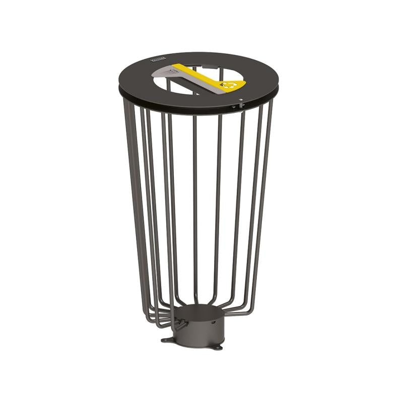 Corbeille Lofoten Vigipirate tri sélectif 2 flux