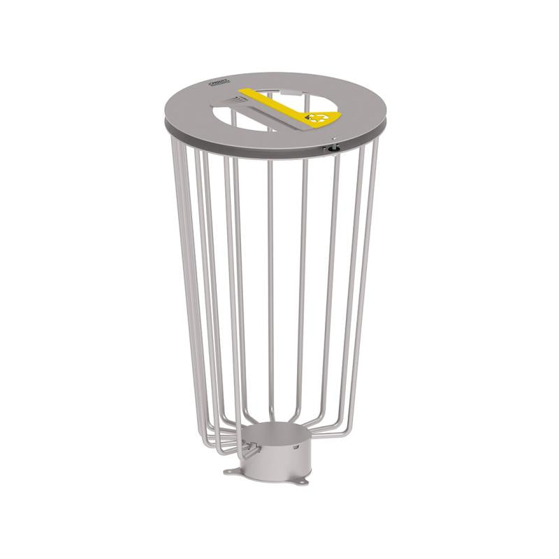 Corbeille Lofoten Vigipirate tri sélectif 2 flux