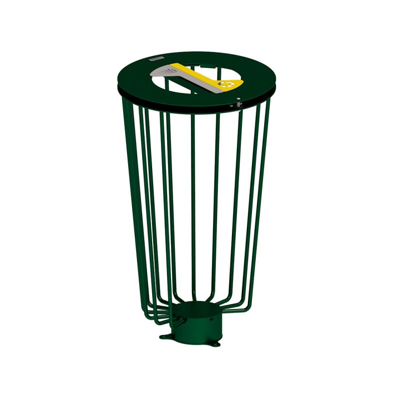 Corbeille Lofoten Vigipirate tri sélectif 2 flux