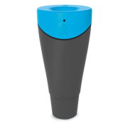 Corbeille de propreté plastique Alvium 120 litres - France Collectivités