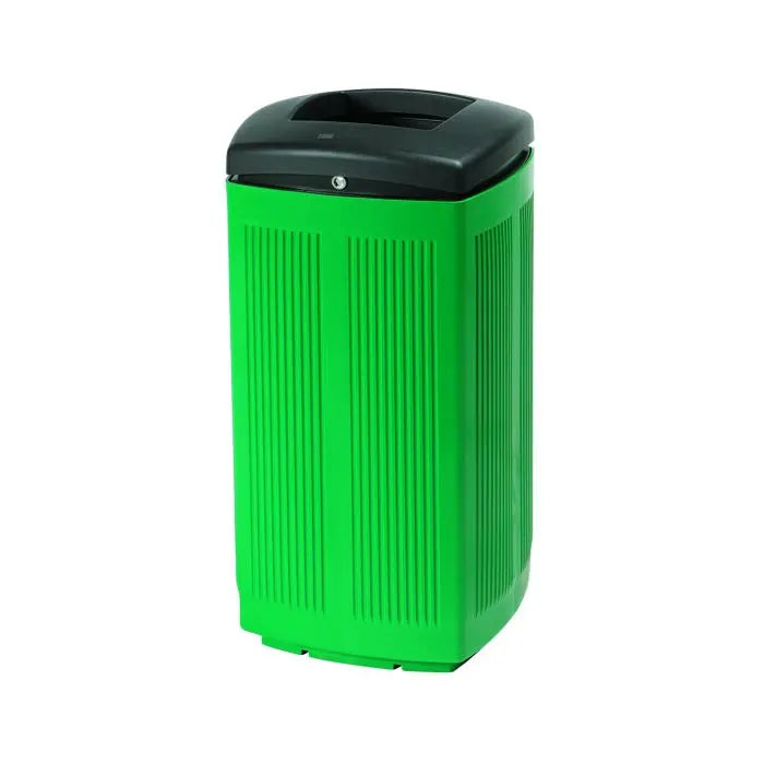Promo corbeille Toscana 60 L en plastique recyclé - France Collectivités