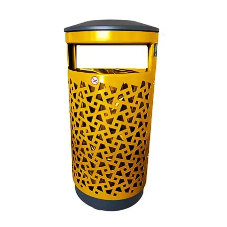 Corbeille acier 80L Wellington tri sélectif 1 flux