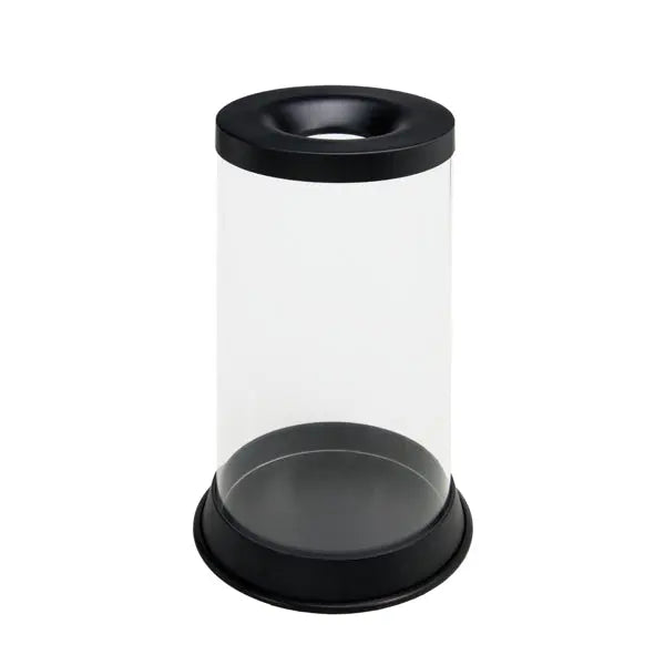 Corbeille antifeu transparent 80 litres france collectivités