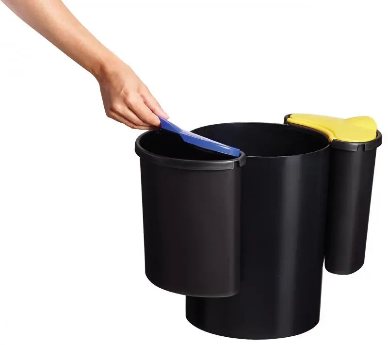 Corbeille de tri selectif modultri 25 litres france collectivités