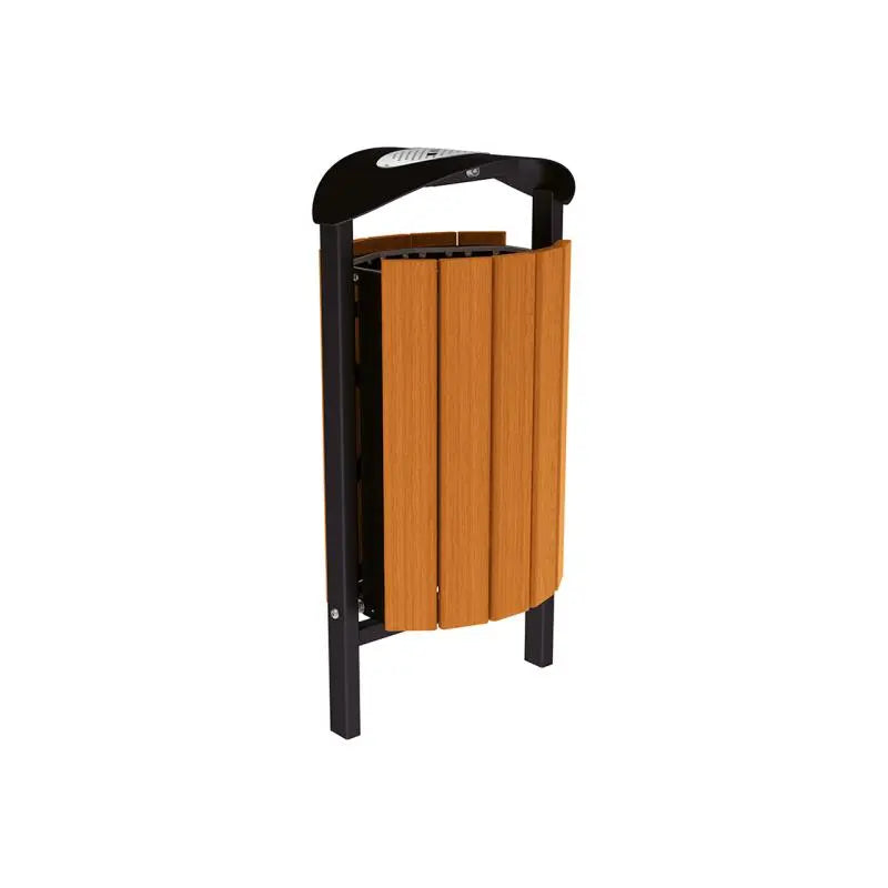 Corbeille Silaos acier et bois 50L france collectivités