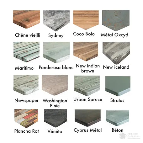 Plateau stratifié moulé Ø60 cm france collectivités