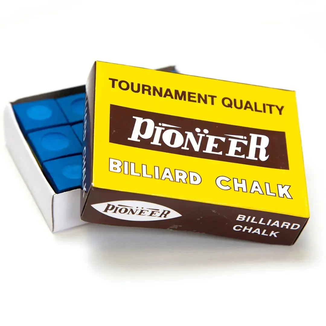 12 craies pioneer couleur bleu pour queues de billard