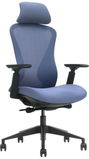 Fauteuil ergonomique unicolor avec mécanisme synchrone et translation d’assise