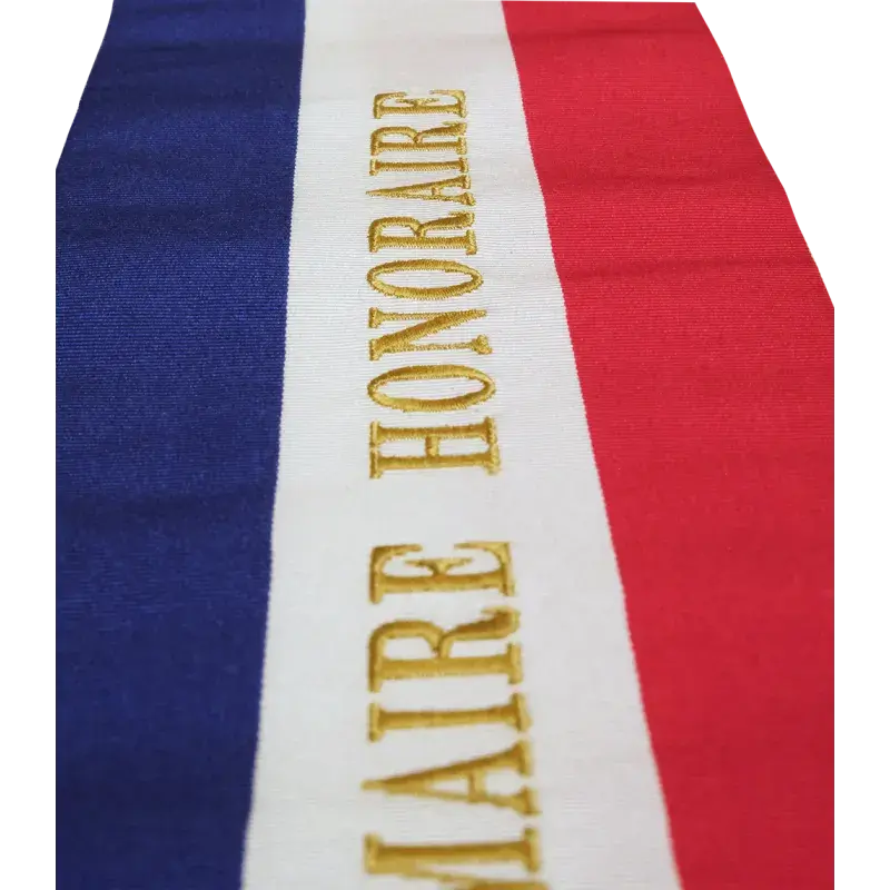 Echarpe Brodée Maire / Maire Adjoint Honoraire Festa