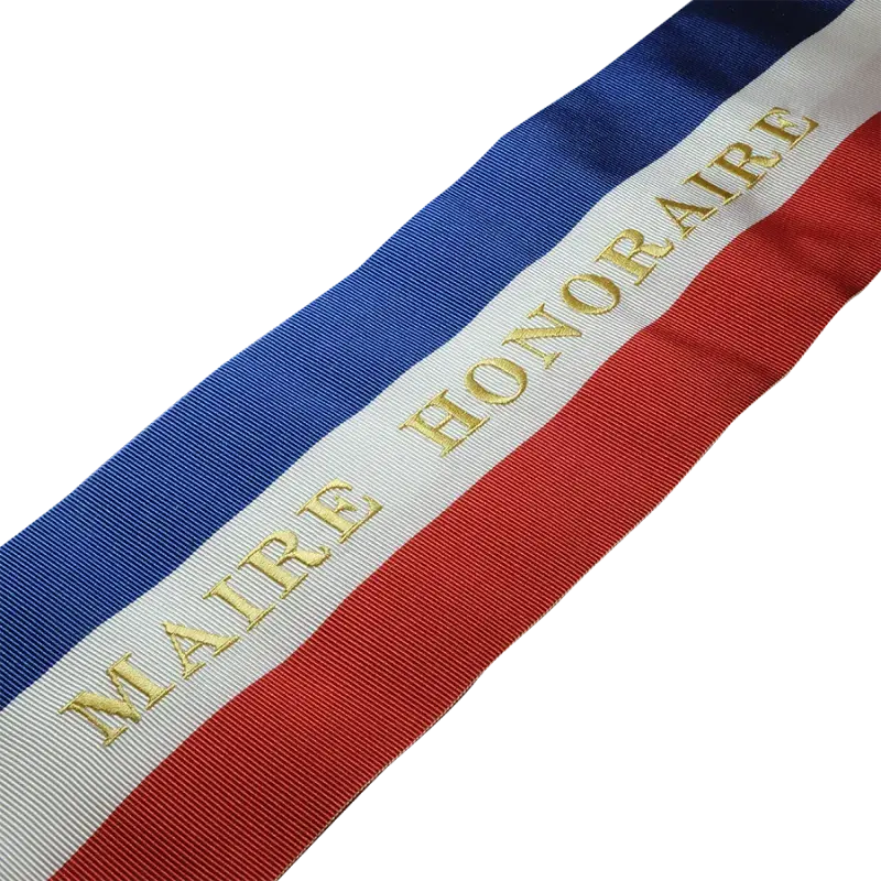 Echarpe Brodée Maire / Maire Adjoint Honoraire Festa