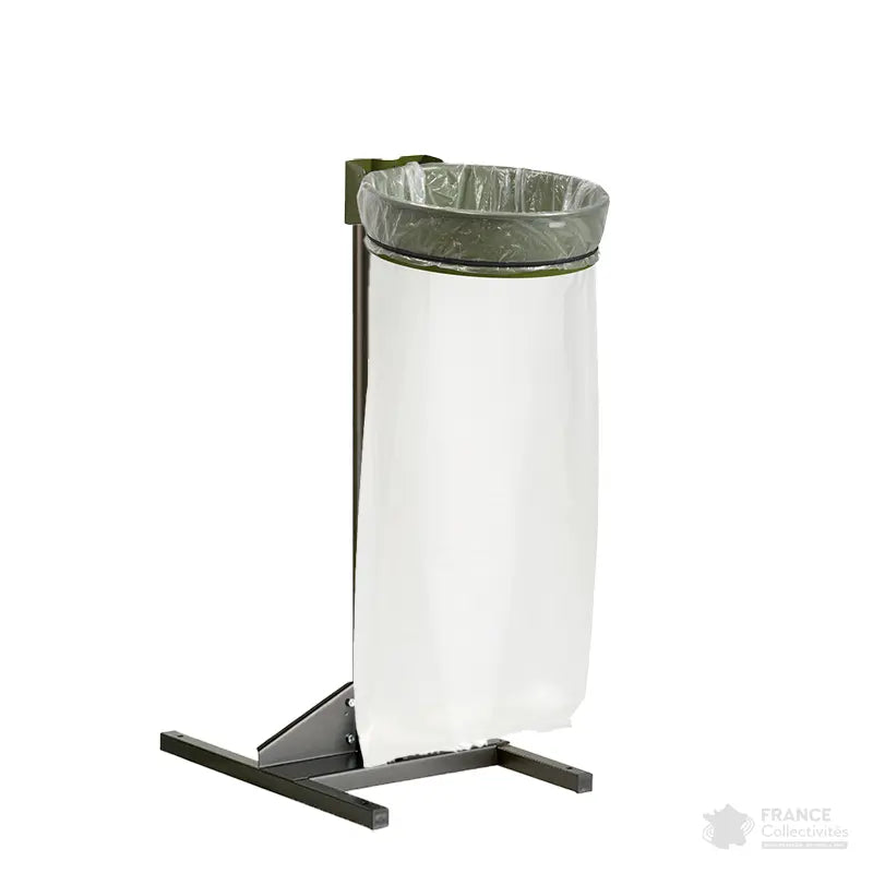 Support sac 110L Ecollecto sur poteau