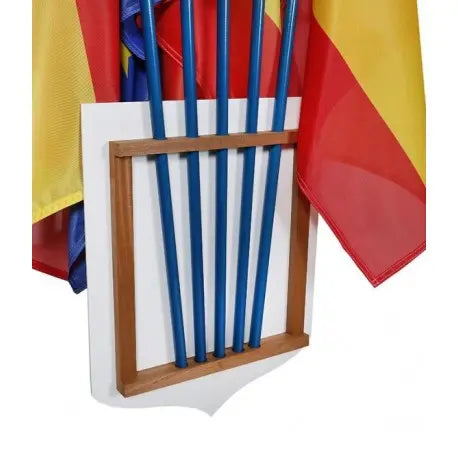 Écusson porte-drapeaux Tricolore Gamme éco france collectivités