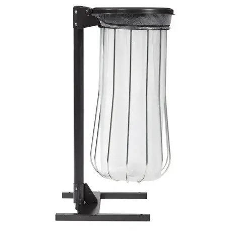 Support sac 110L Collectrap avec entourage filaire Collec sur poteau