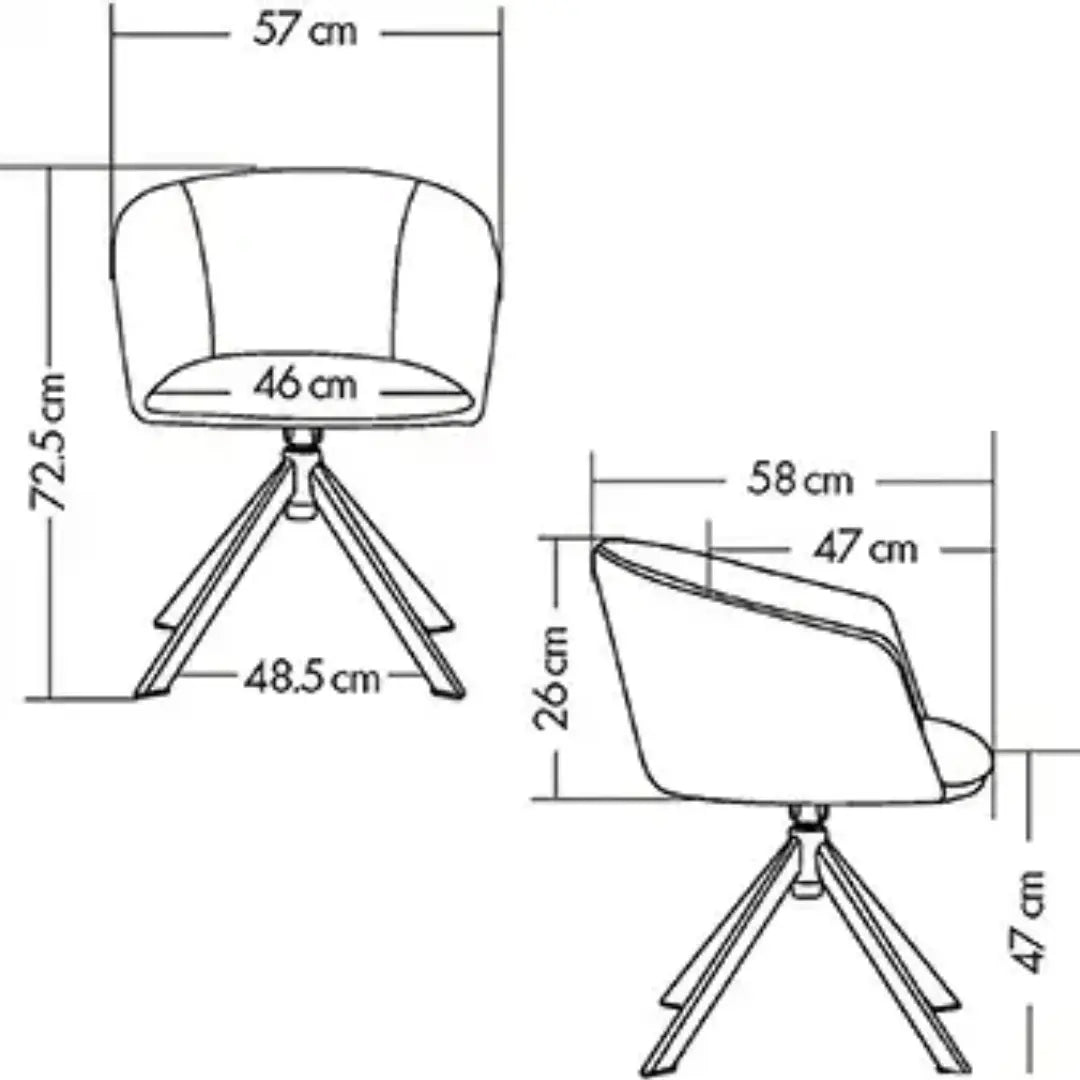 Fauteuil ARCO en tissu et pieds pyramide métal france collectivités