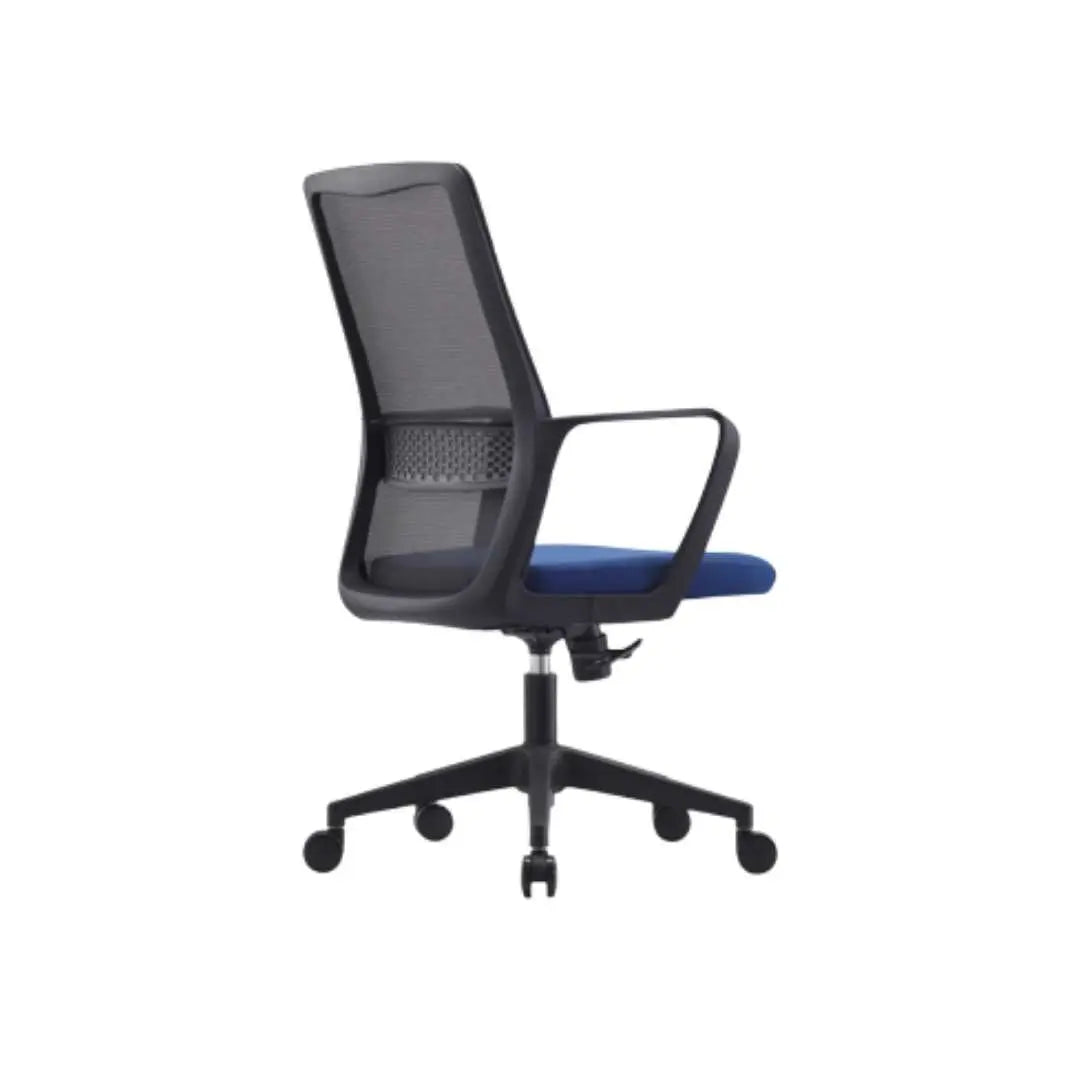 Chaise de bureau Zigy sur pied nylon noir robuste