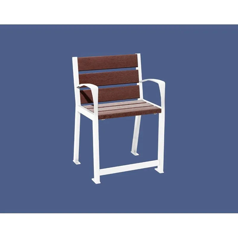 Fauteuil plastique recyclé Silaos® spécial sénior