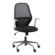 Fauteuil synchrone Time en maille et tissu avec mécanisme basculant