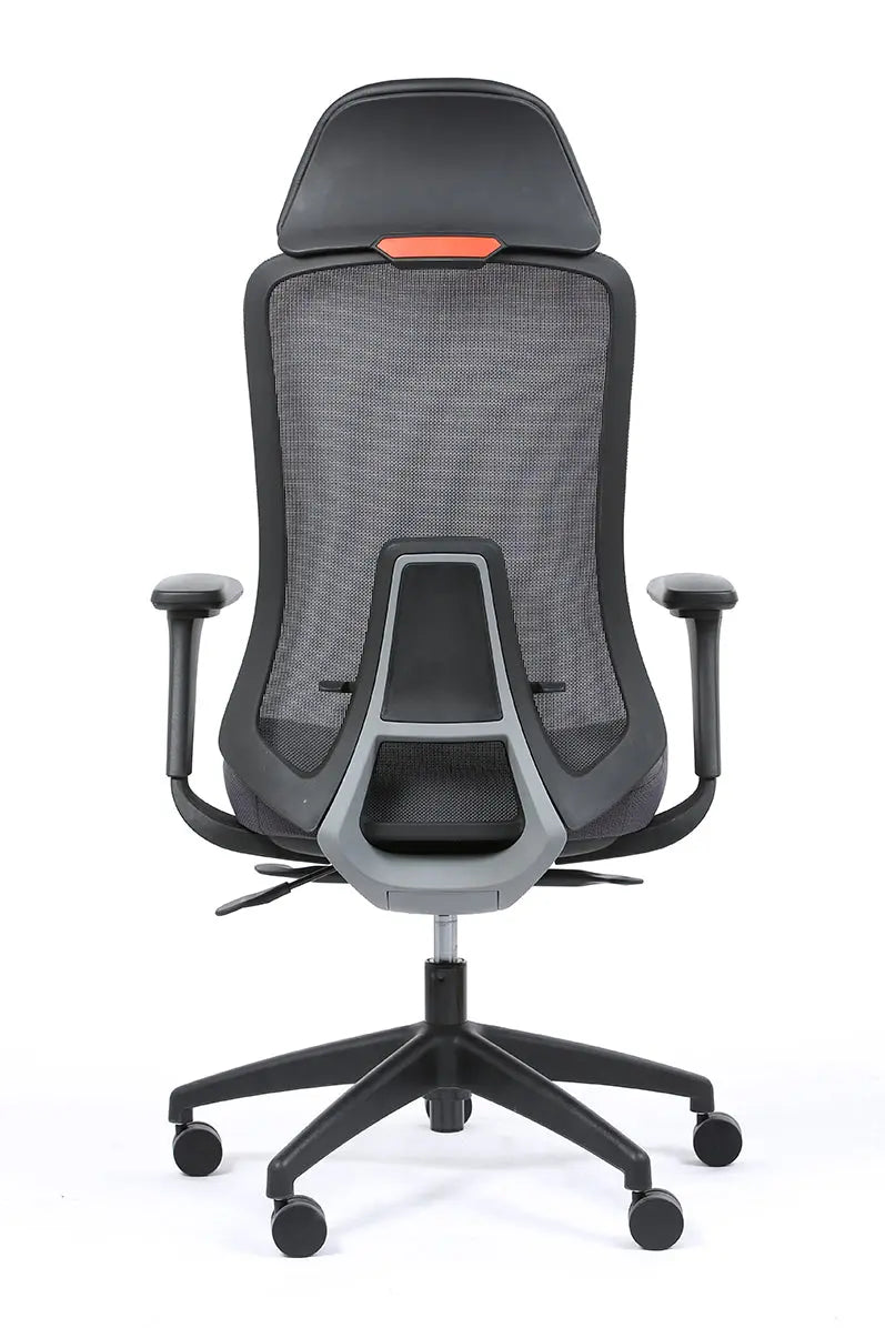 Chaise de travail Fedo avec soutien lombaire réglable et assise confort