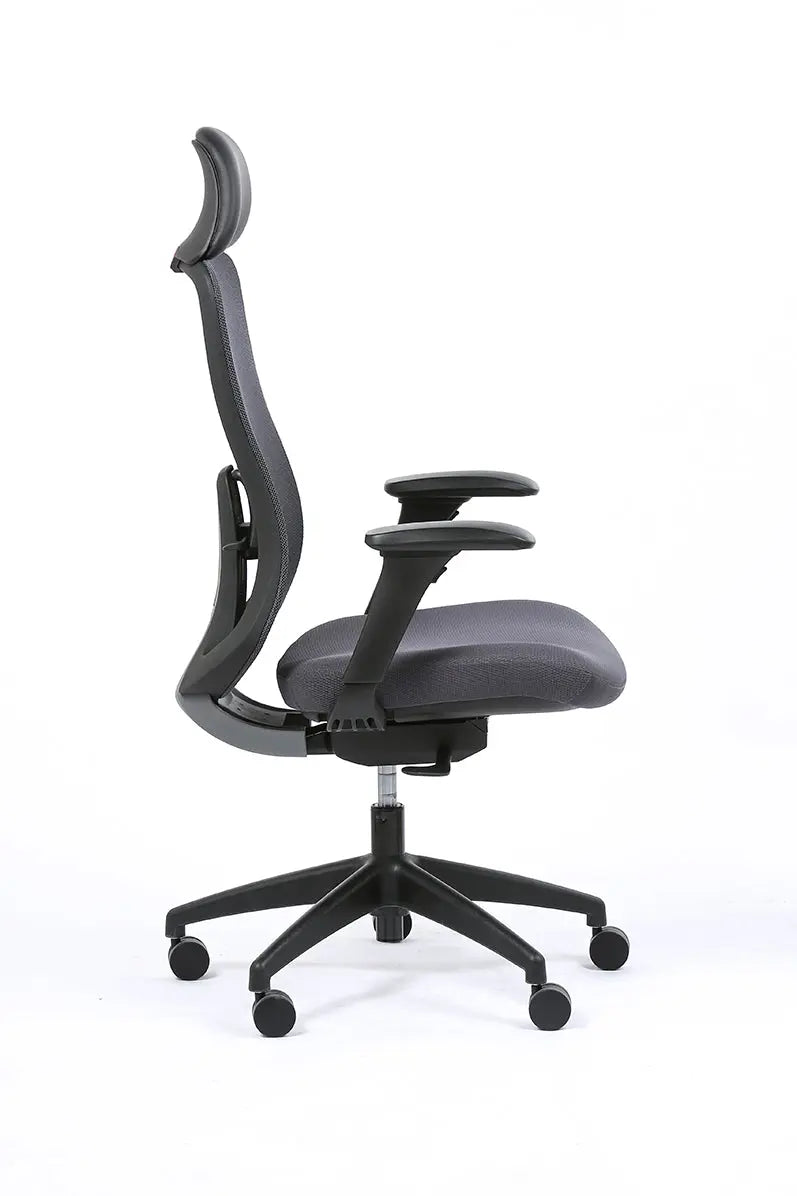 Fauteuil de bureau Fedo en mousse injectée haute densité pour usage intensif