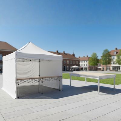 Fête et cérémonies, tente de réception et podium 