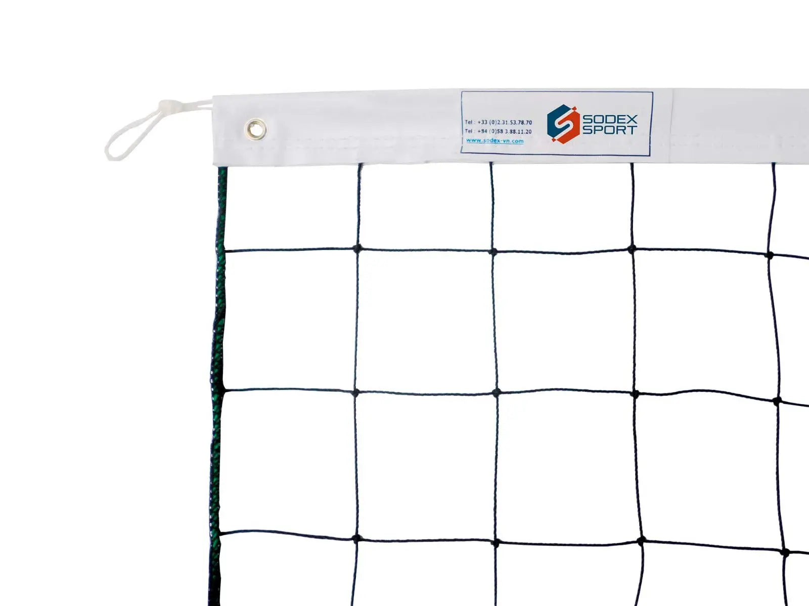Filet de volley-ball câblé 2 mm tension par cordeau france collectivités