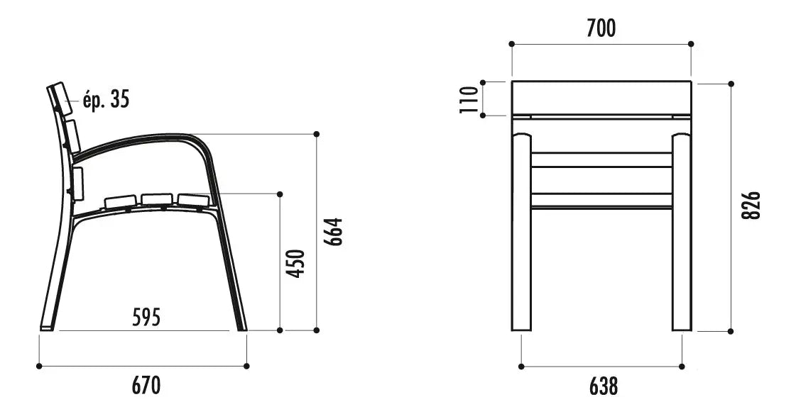 Fauteuil Modo