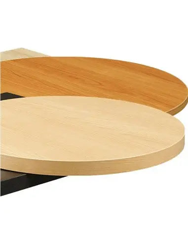 Plateau stratifié chant PVC Ø110 cm france collectivités