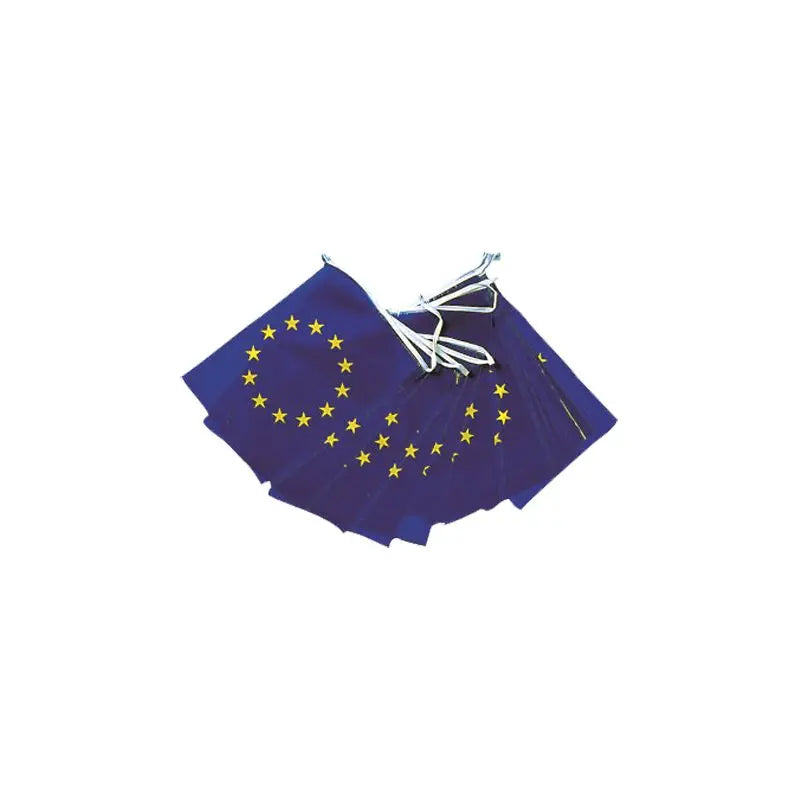 Guirlande drapeau Europe 5 ou 10 m france collectivités