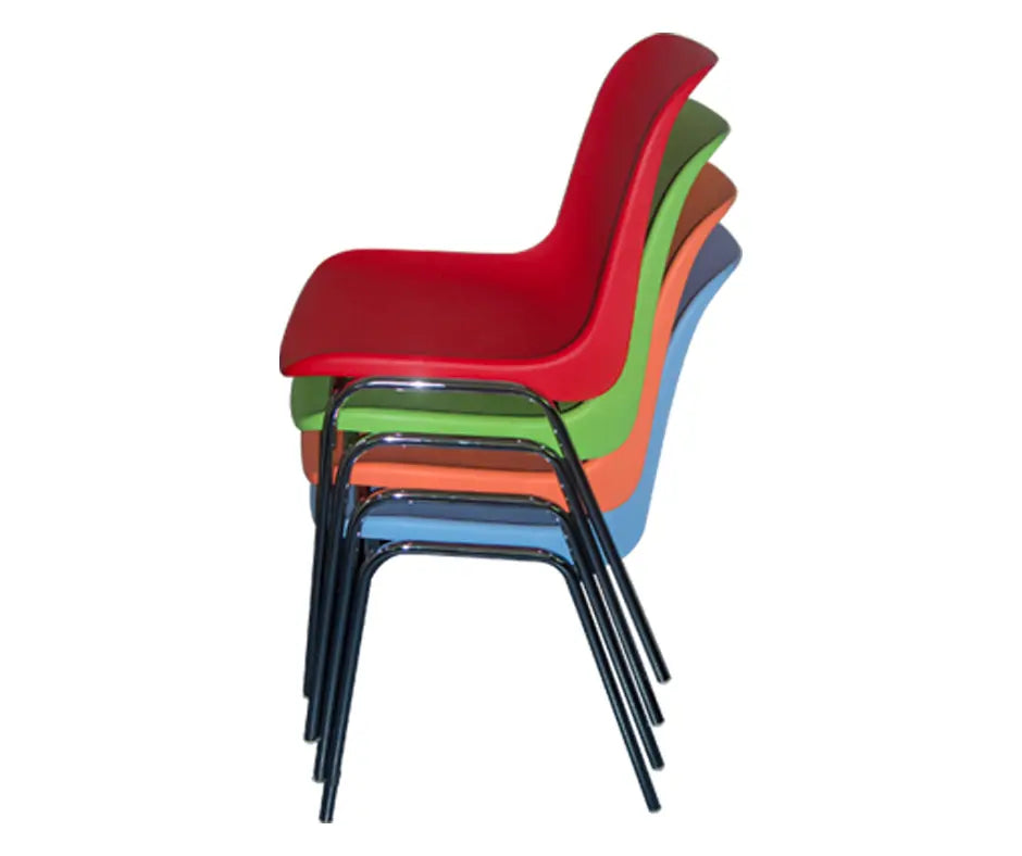 Promo Chaises coque plastique empilable M2 Ø 22 mm france collectivités
