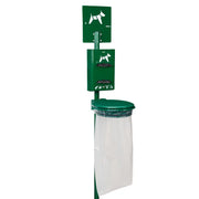 Borne hygiène canine sur poteau Hygeca + support sac collecmur Extreme 110L Rossignol