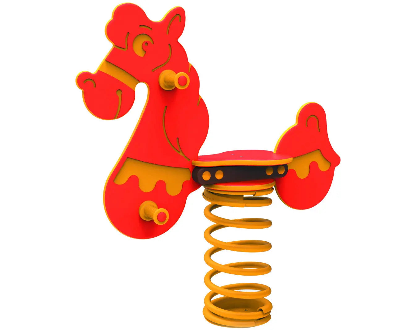 Jeu sur ressort Mustang 1 place france collectivités