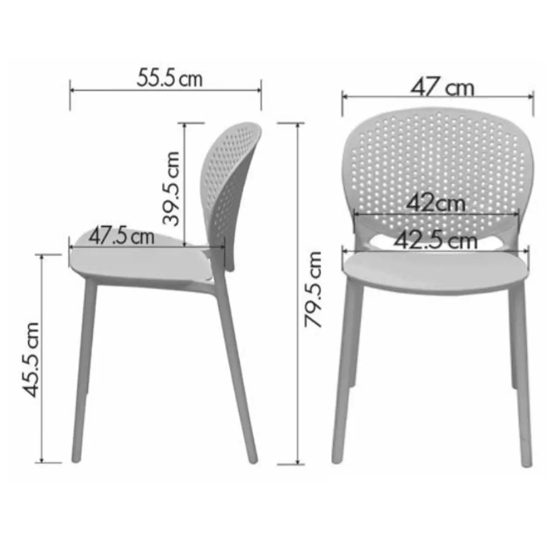 Chaise polypropylène - Gamme BEEZ france collectivités