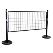 Kit grille pose libre - poteaux acier avec grille france collectivités