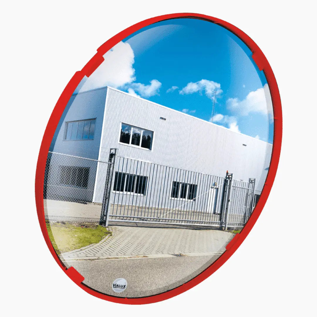 Miroir multi-usages de sortie de voie - 2 directions - France Collectivités