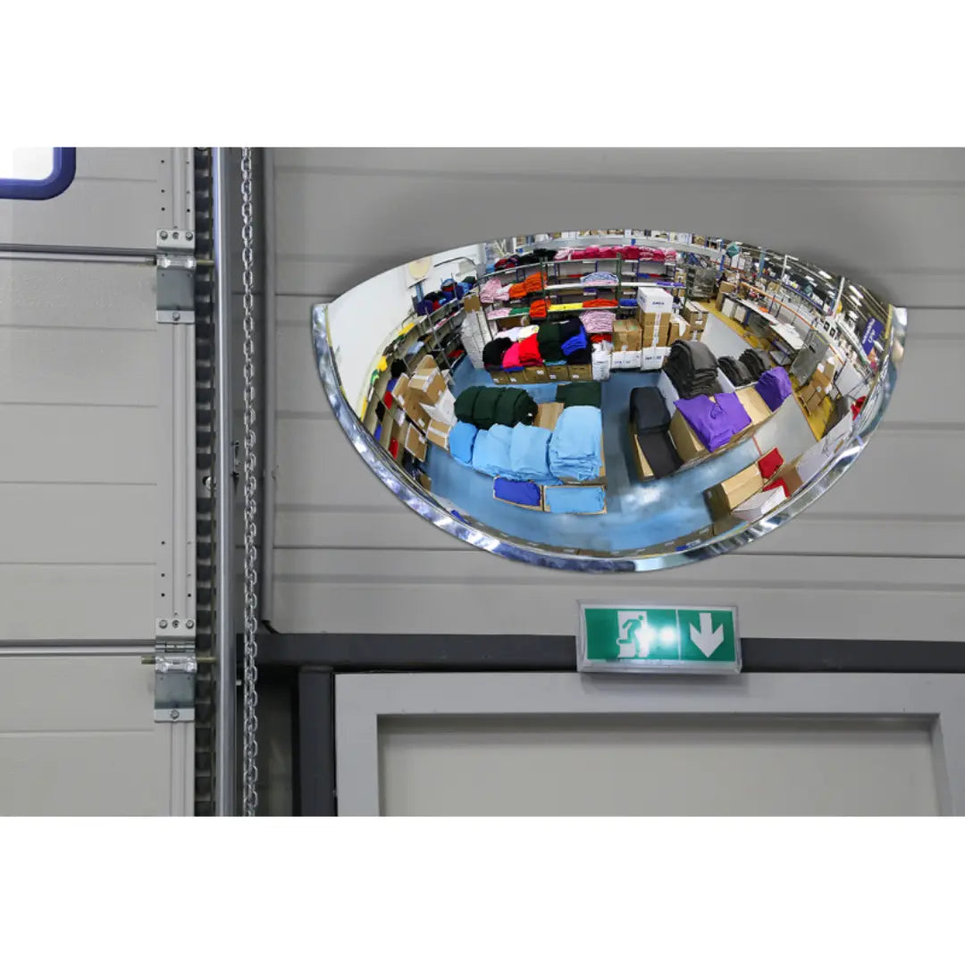 Miroir hémisphérique 1/4 de sphère - Vision à 180° - France Collectivités